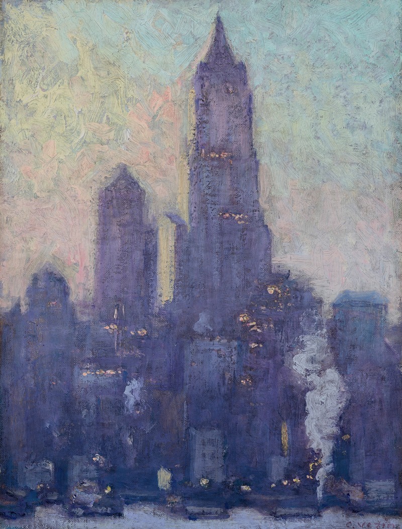 Charles Vezin - The First Lights (Woolworth Building)