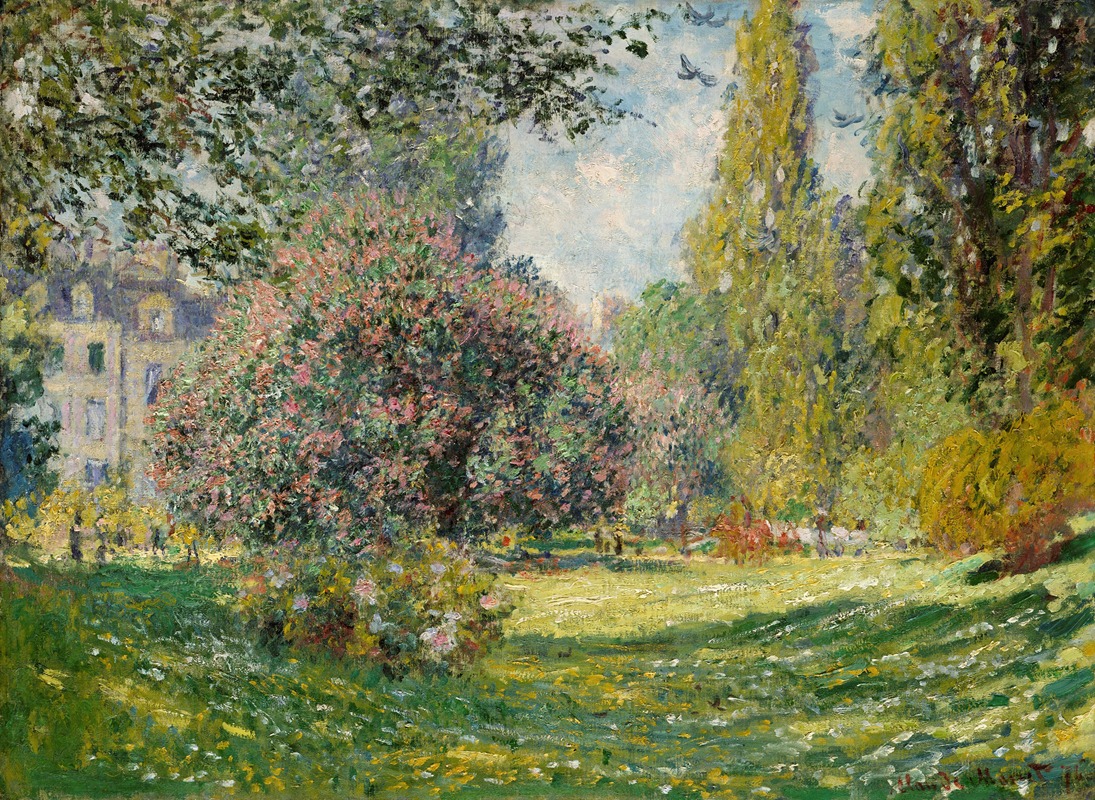 Claude Monet - Landscape; The Parc Monceau