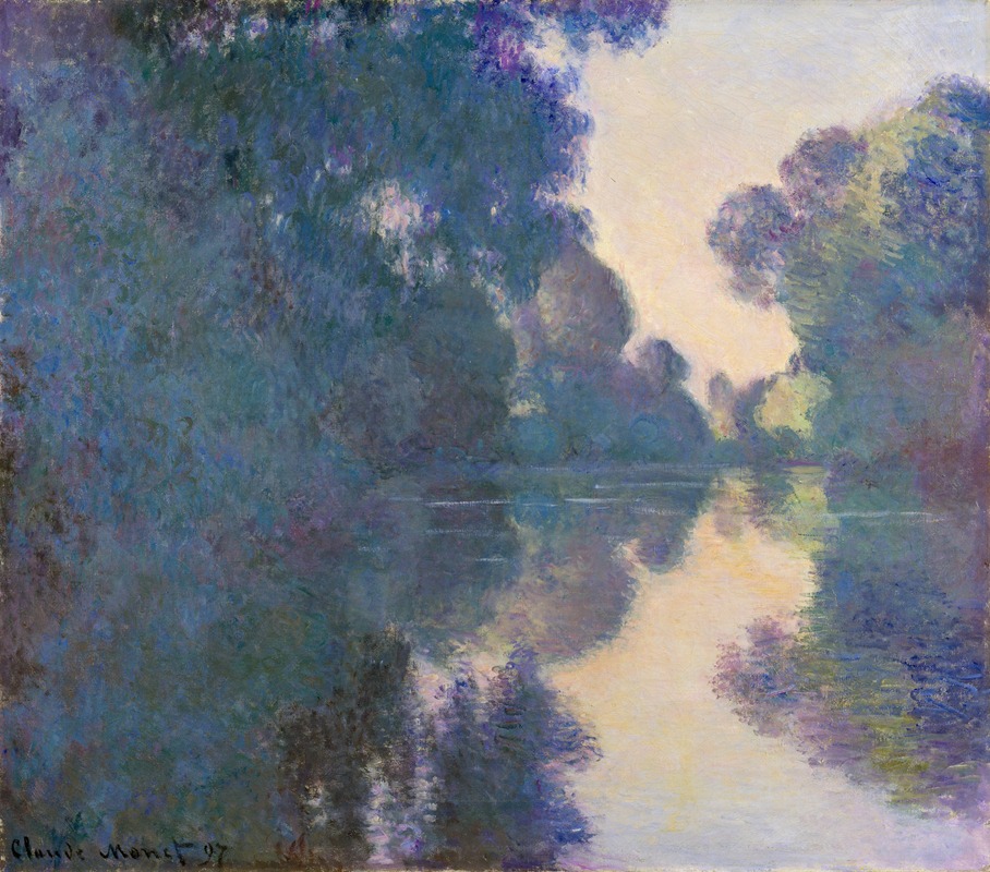 Claude Monet - Morning on the Seine near Giverny