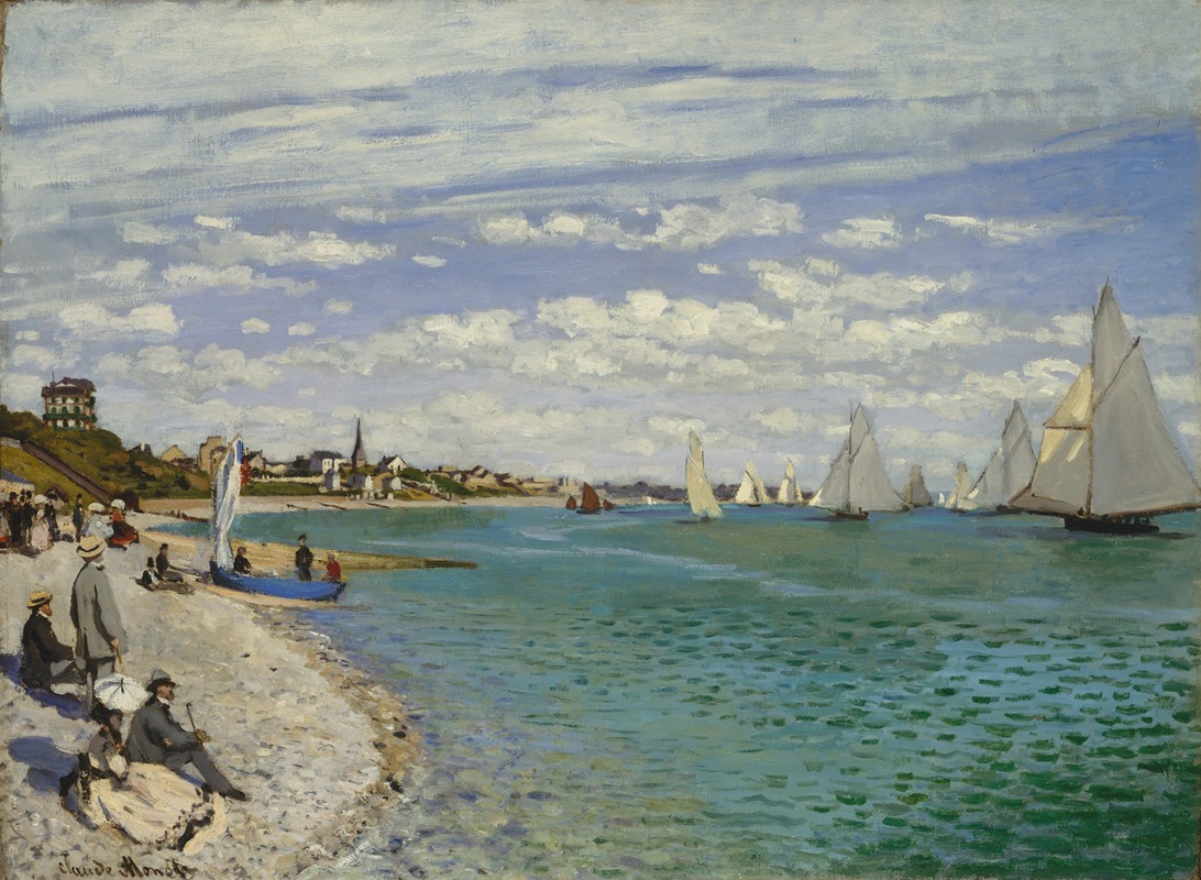 Claude Monet - Regatta at Sainte-Adresse