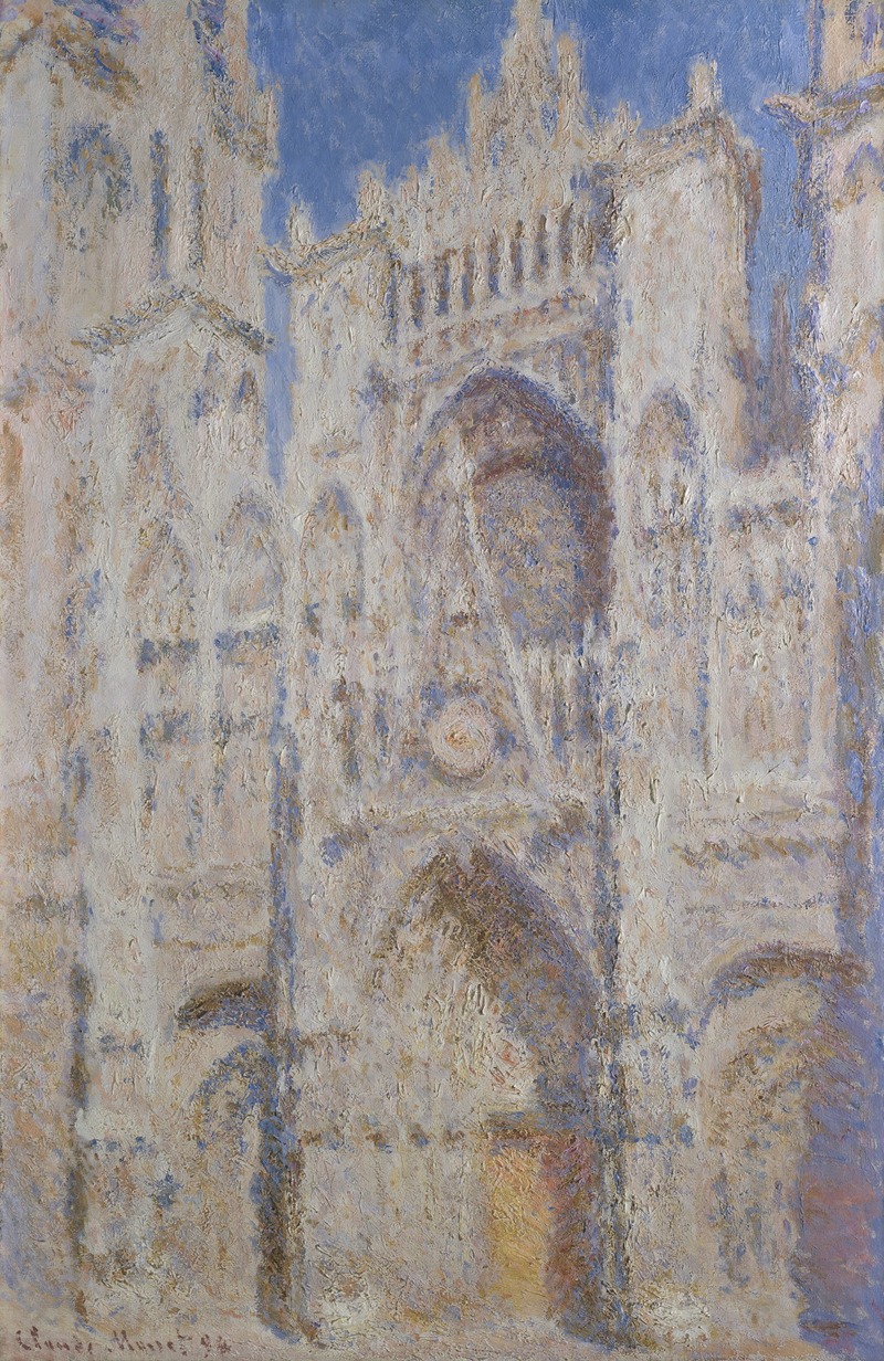 Claude Monet - Rouen Cathedral; The Portal (Sunlight)