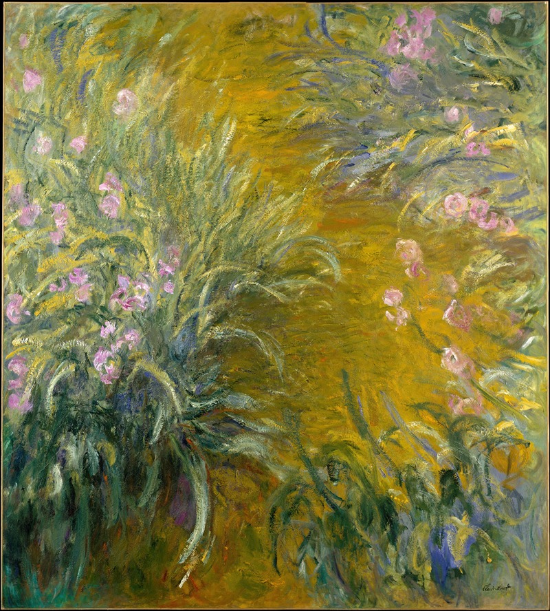 Claude Monet - The Path through the Irises