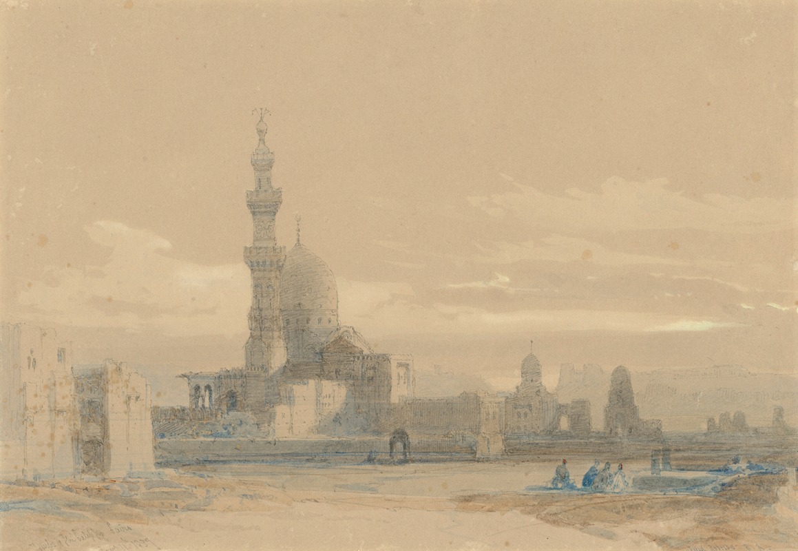 David Roberts - The Tombs of the Caliphs, Cairo