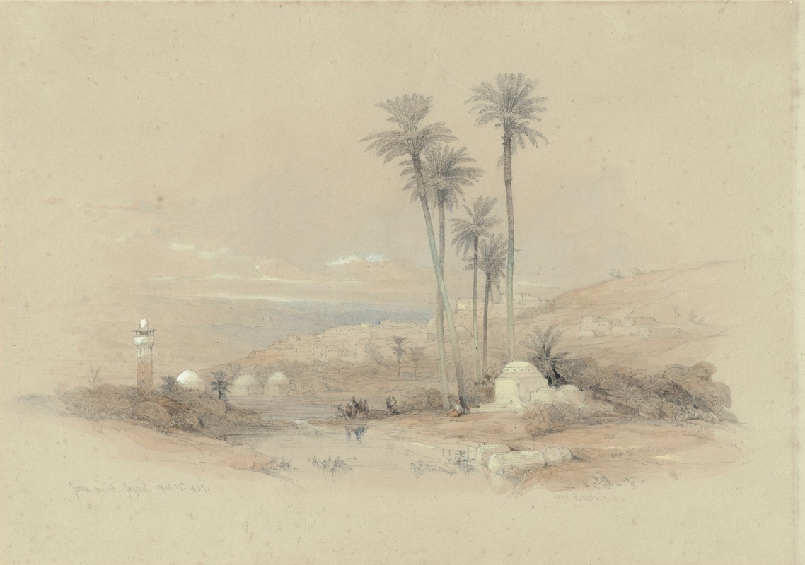 David Roberts - View of Jenin, ancient Jezreel