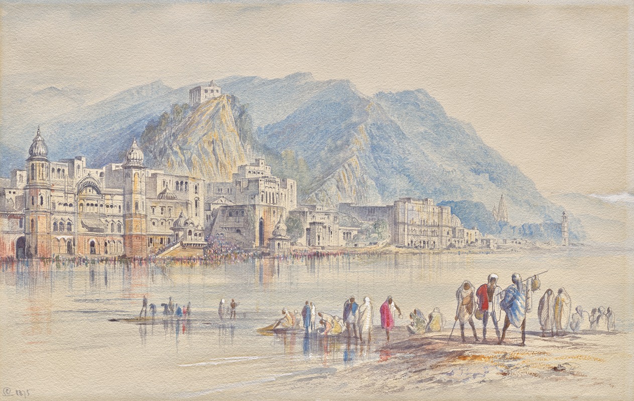 Edward Lear - Hardwar, India