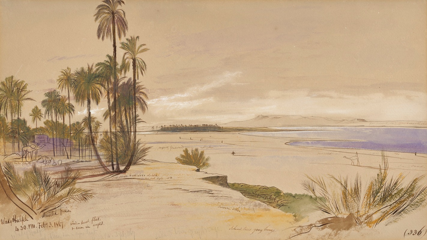 Edward Lear - Wadi Halfa, Sudan