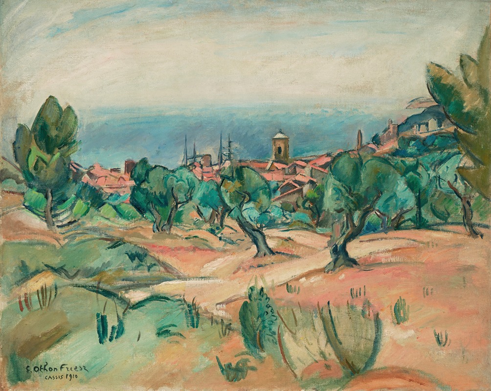 Emile Othon Friesz - Paysage de Cassis