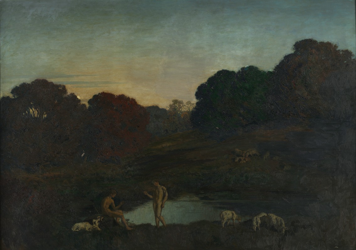 Émile-René Ménard - Pastoral Scene