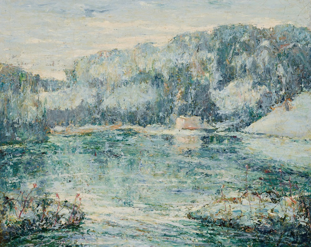 Ernest Lawson - Winter, Spuyten Duyvil