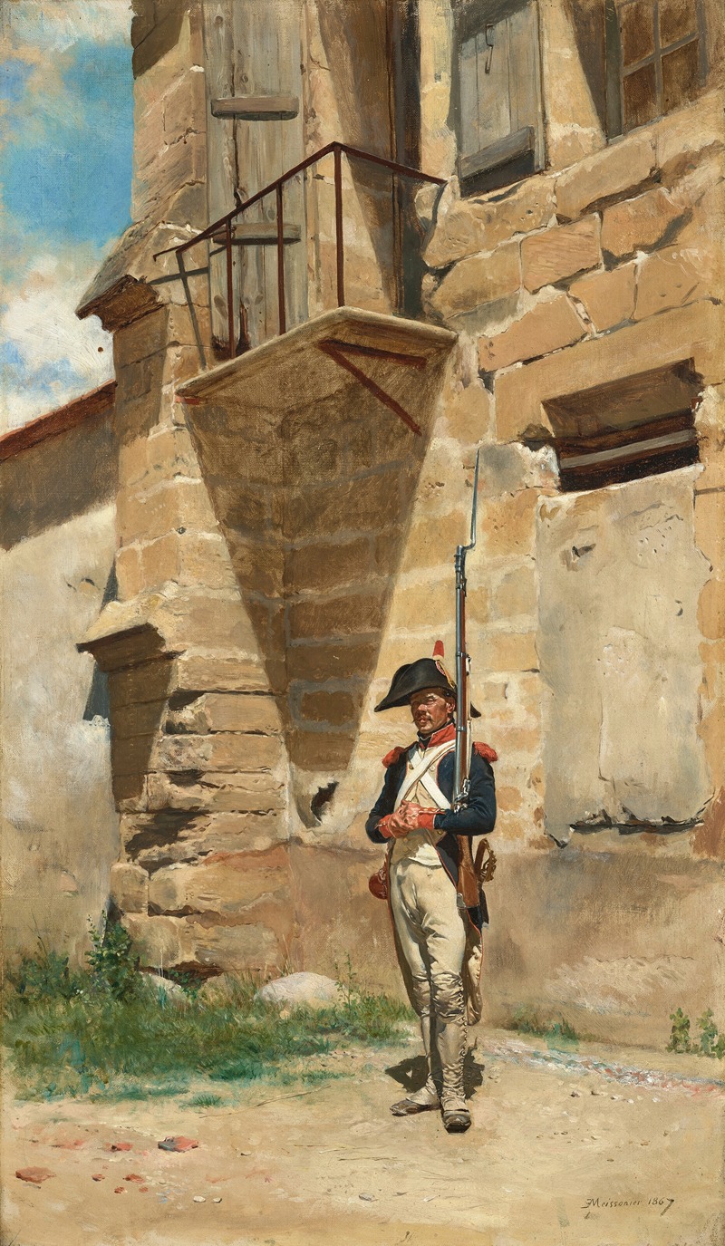 Ernest Meissonier - Sentinelle en 1796