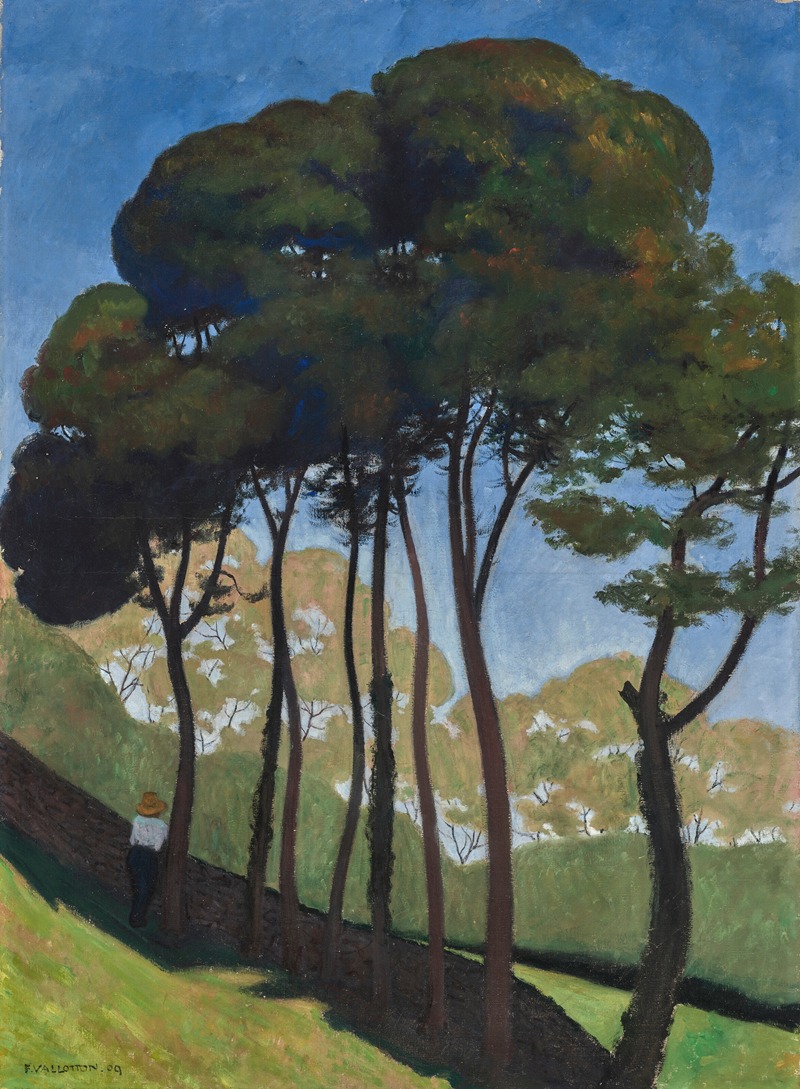 Félix Vallotton - Les Grands Arbres, environs d’Honfleur