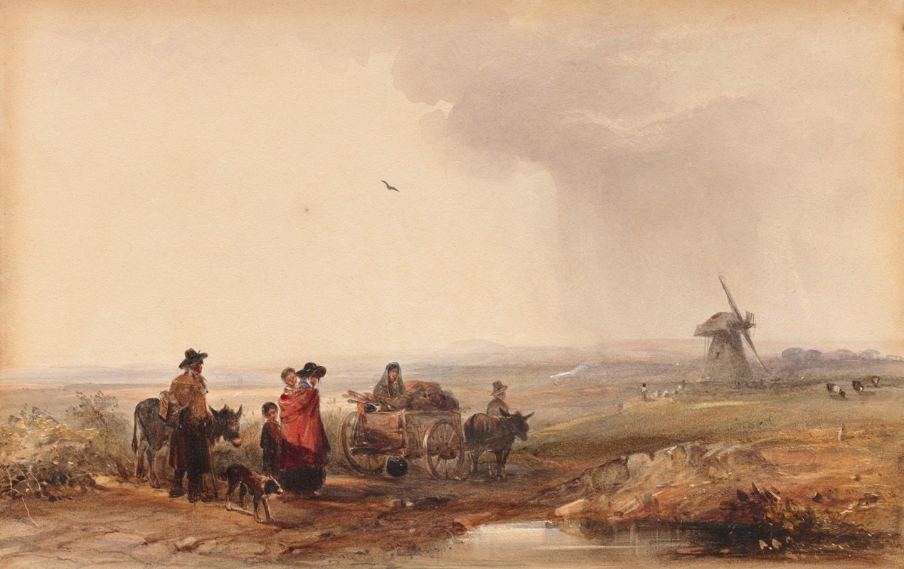 George Bryant Campion - Gypsy Camp, Holland