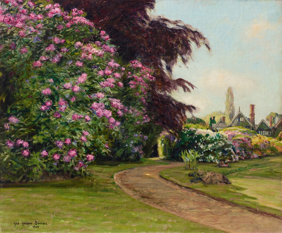 George Gardner Symons - English Garden