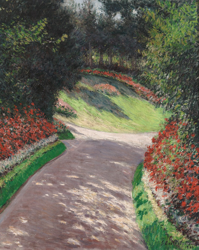 Gustave Caillebotte - The Path in the Garden