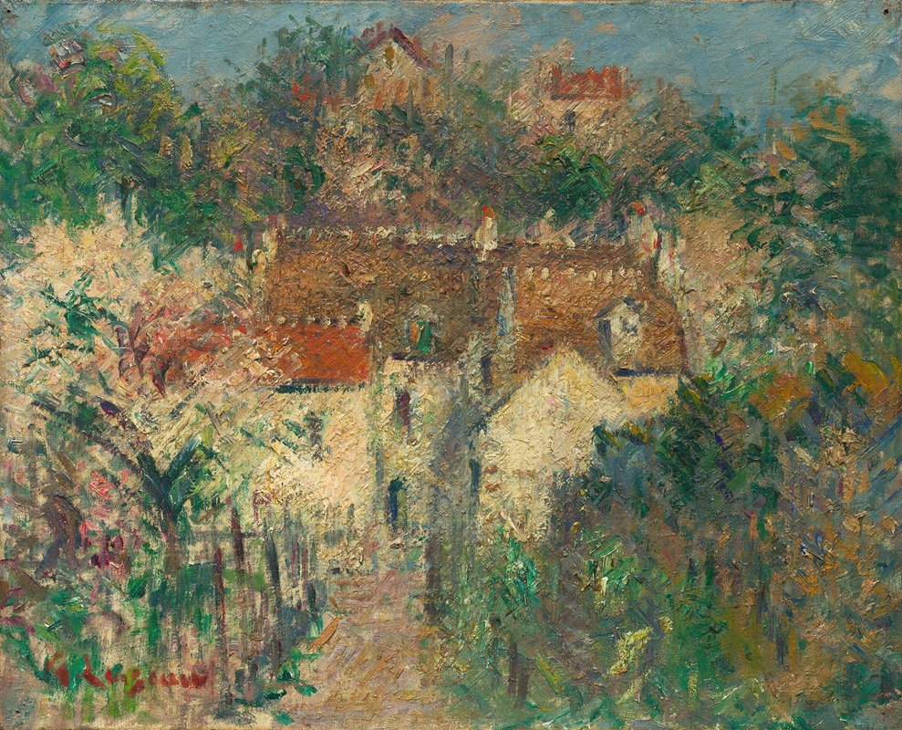 Gustave Loiseau - Vue de village