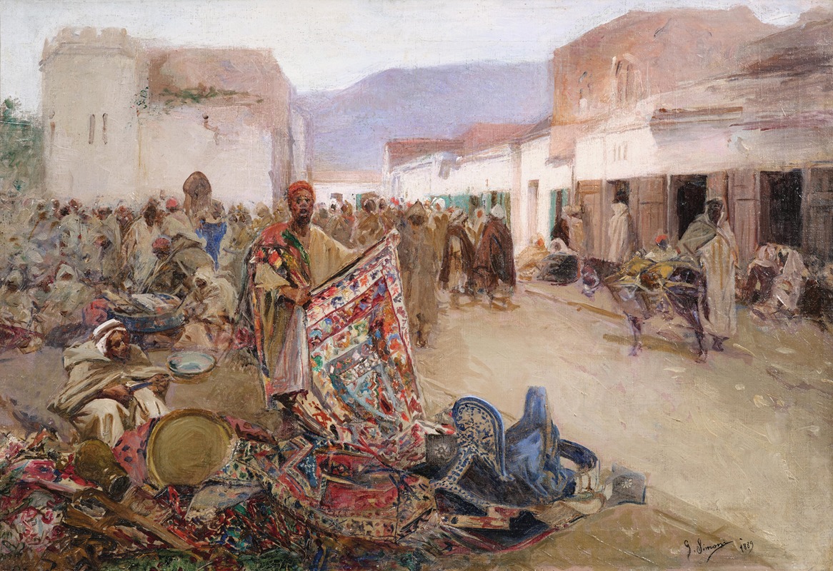 Gustavo Simoni - The Carpet Seller