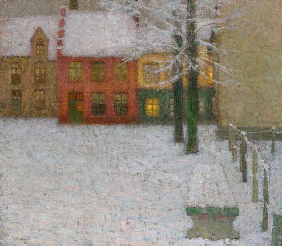 Henri Le Sidaner - La neige