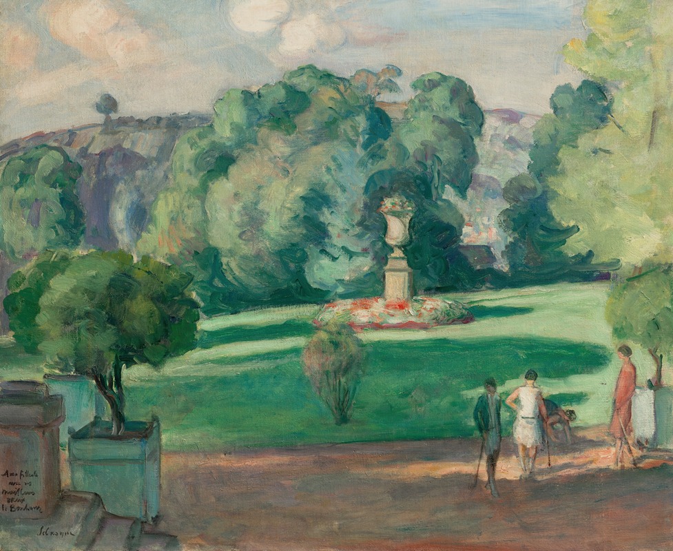 Henri Lebasque - Joueurs de criket dans un parc