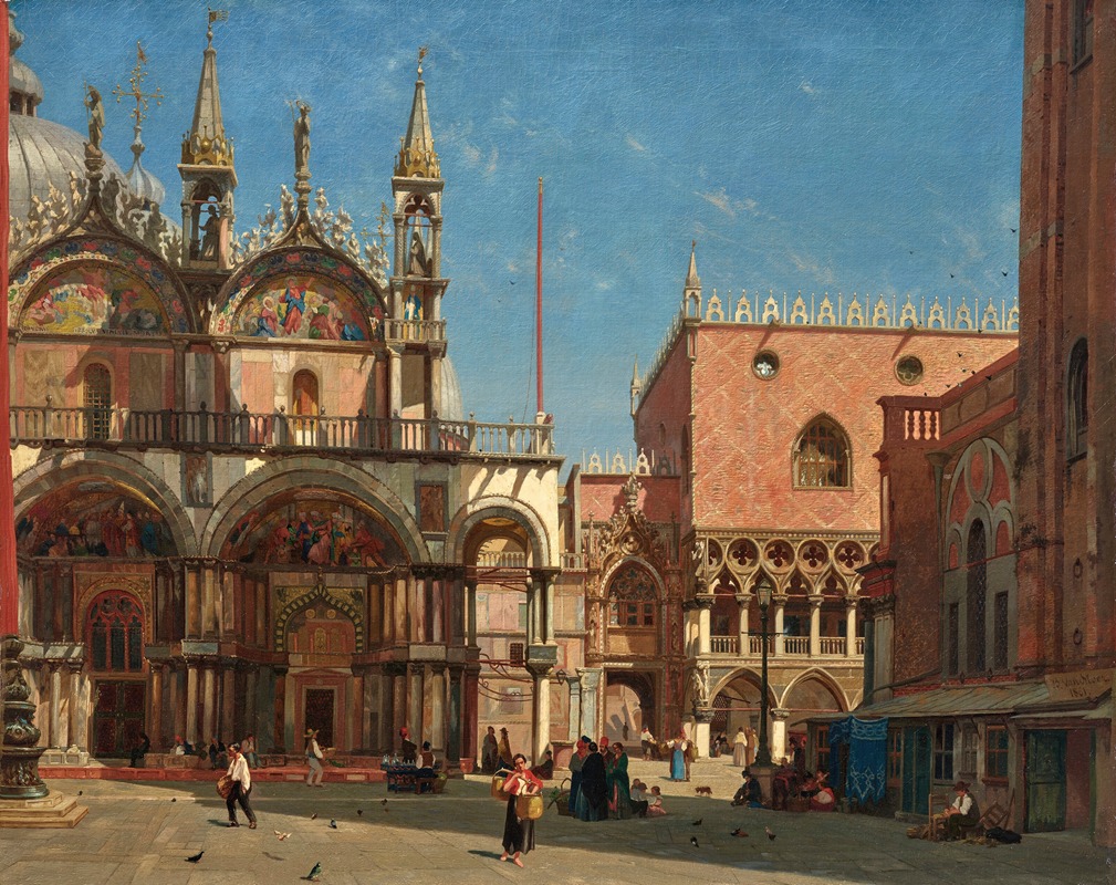 Jean-Baptiste van Moer - Piazza San Marco