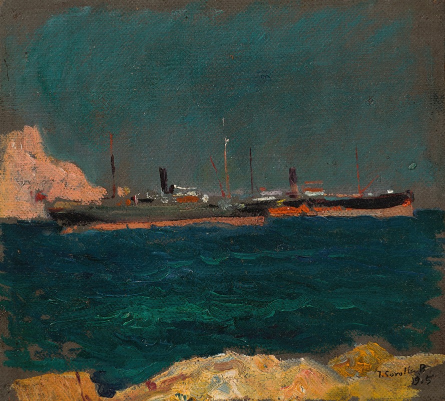 Joaquín Sorolla - Puerto de Jávea