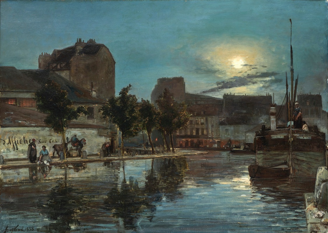 Johan Barthold Jongkind - Canal Saint-Martin