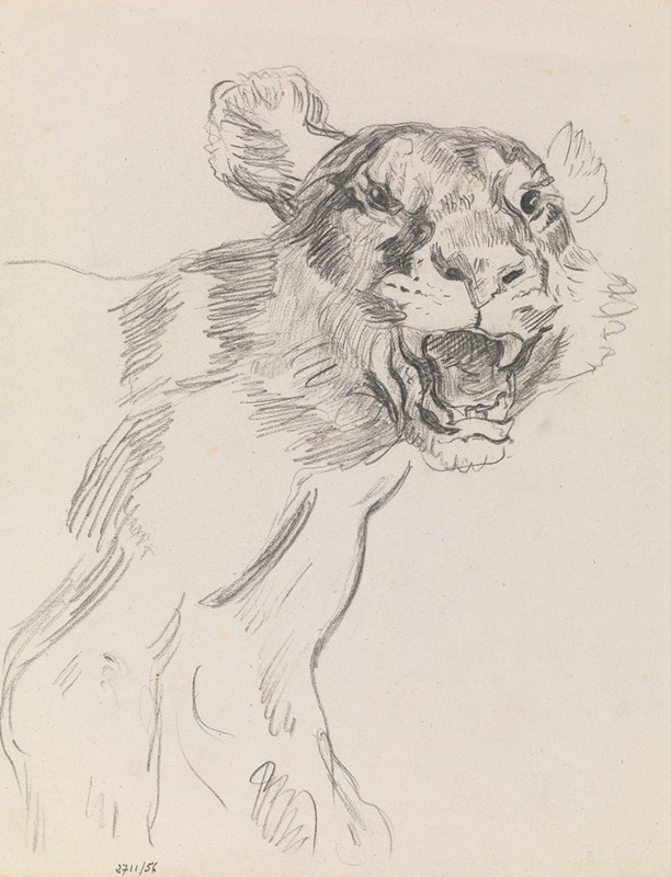 James Ensor - Study of a Wild Animal