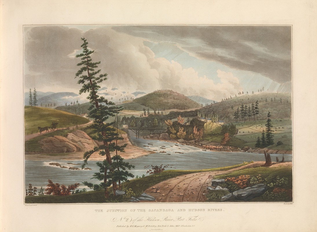 John Hill - Junction of the Sacandaga and Hudson Rivers