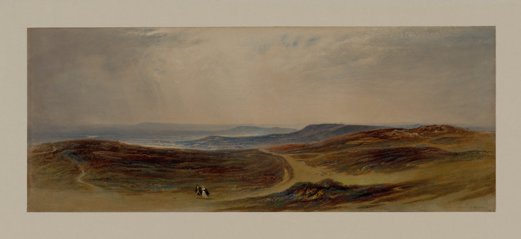 John Martin - The Valley of the Tyne, My Native Country near Henshaw