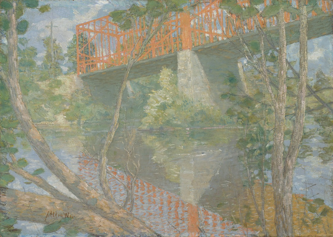 Julian Alden Weir - The Red Bridge