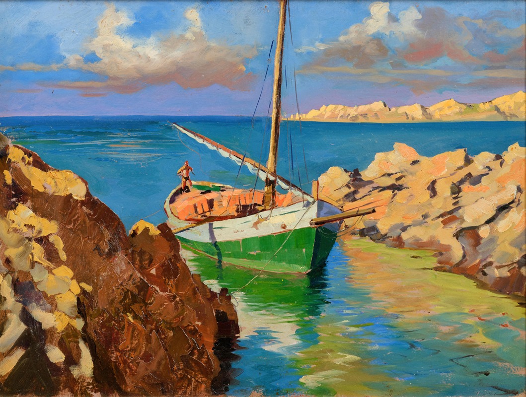 Llewelyn Lloyd - The Return of the Fishing Boat