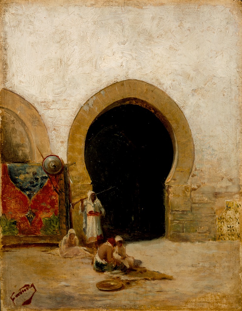 Mariano Fortuny Marsal - At the Gate of the Seraglio