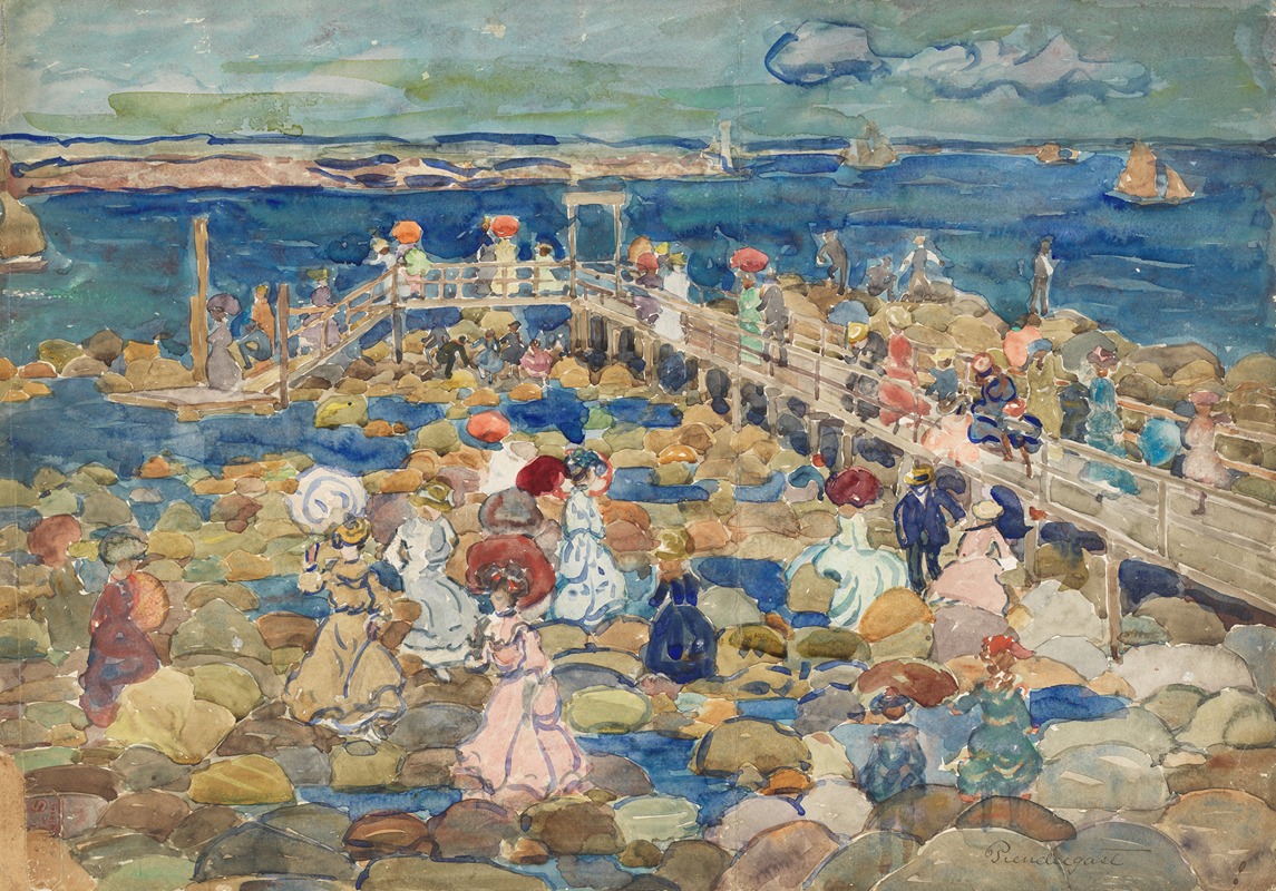 Maurice Prendergast - Low Tide, Beachmont