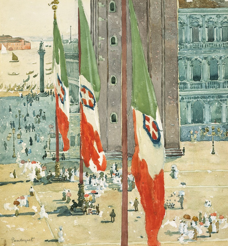 Maurice Prendergast - Piazza di San Marco