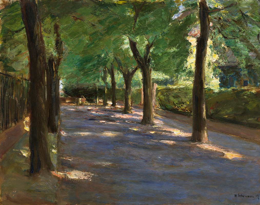 Max Liebermann - Die Colomierstraße in Wannsee