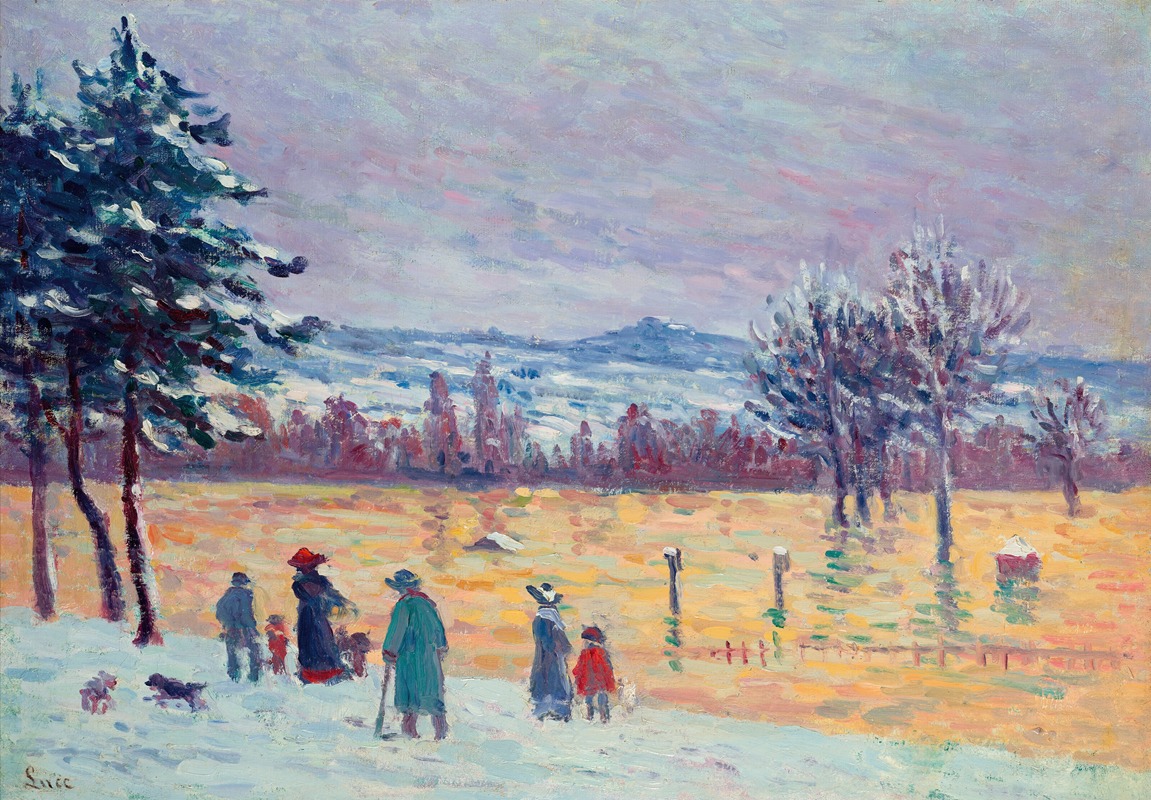 Maximilien Luce - L’inondation à Longchamp