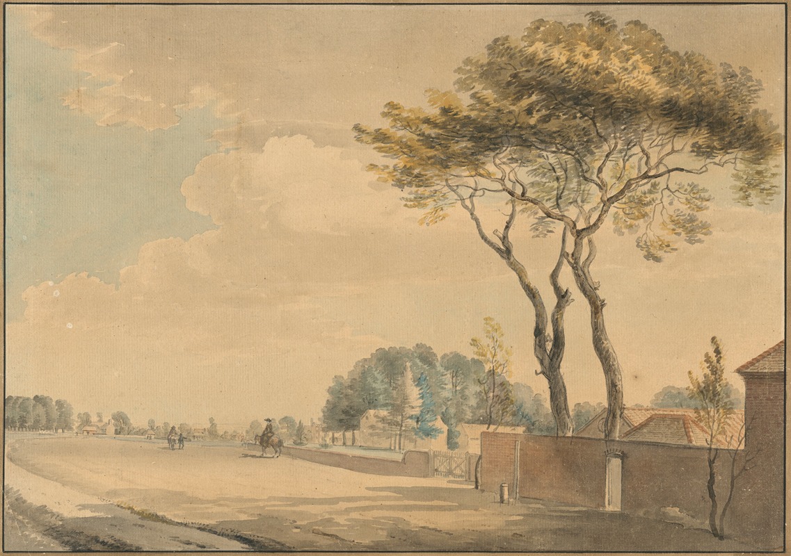 Paul Sandby - South east view of the grounds of Sir John Elwill’s house; Elvill’s, Englefield Green, near Egham, Surrey