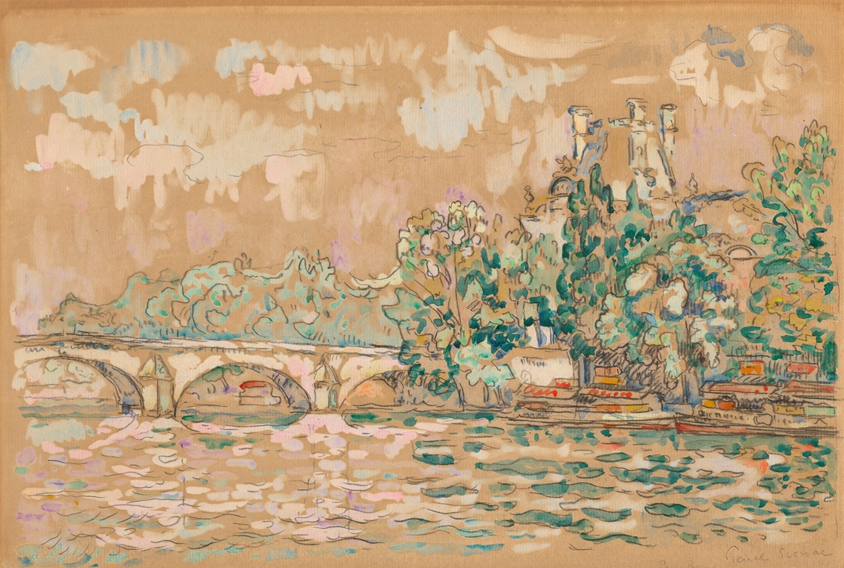 Paul Signac - Paris, Le Pont-Royal