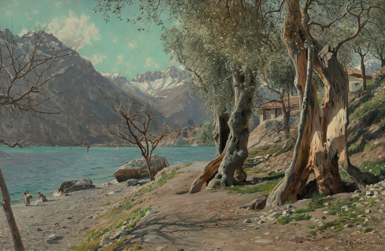 Peder Mørk Mønsted - Torbole, near Lake Garda