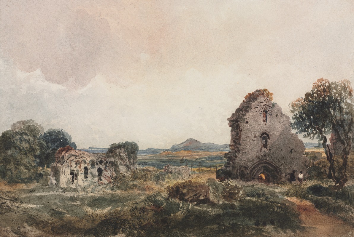 Peter De Wint - Neath Abbey