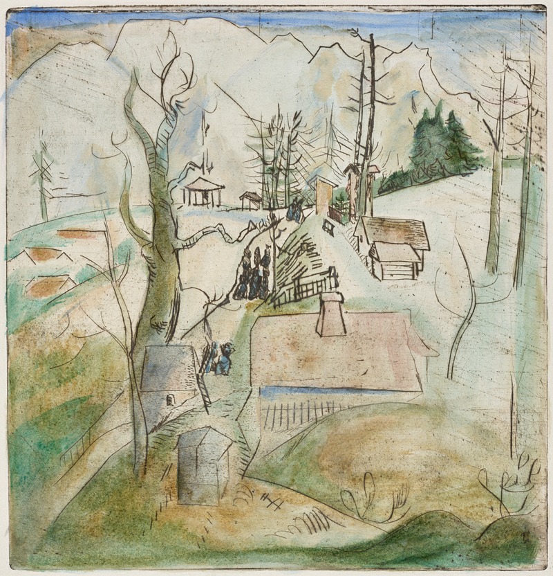 Rudolf Grossmann - Calvarienberg, Mittenwald