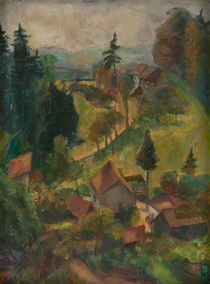 Rudolf Grossmann - Dorflandschaft