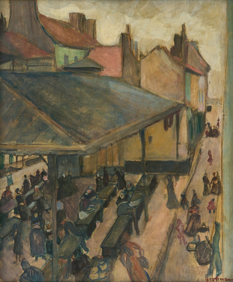 Rudolf Grossmann - Ostend Fish Market