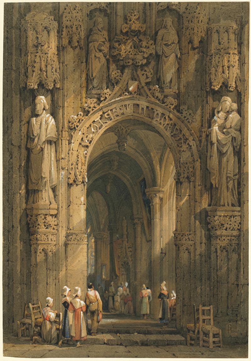 Samuel Prout - Interior of a Cathedral