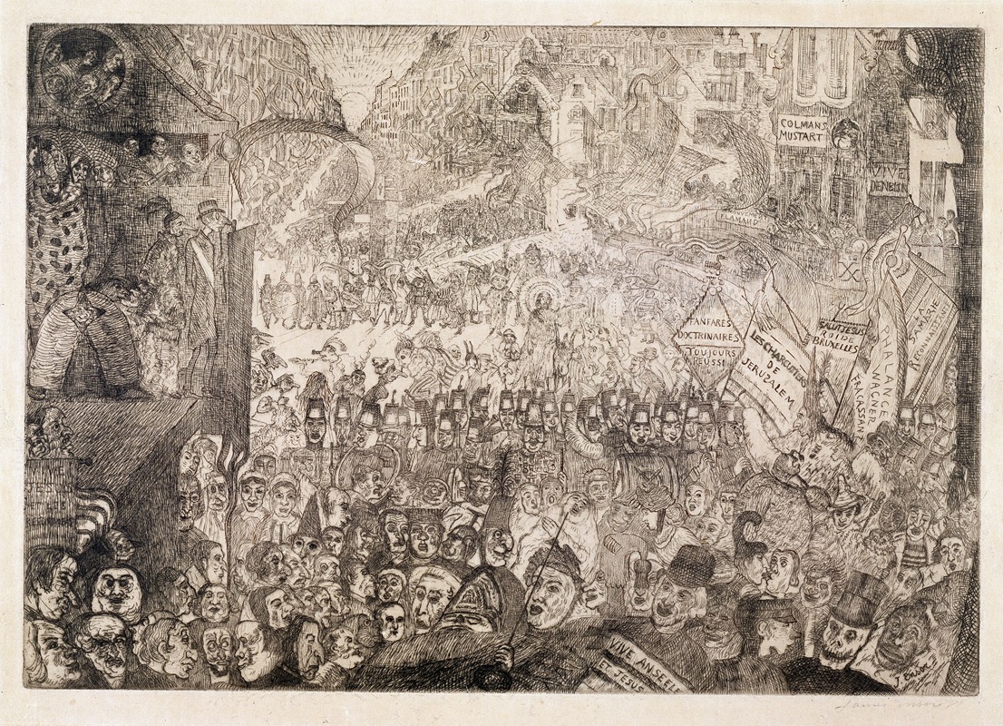 James Ensor - The Entry of Christ into Brussels