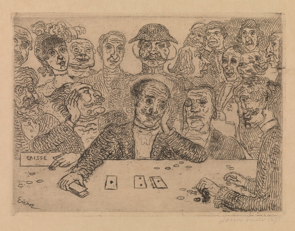 James Ensor - The Gamblers
