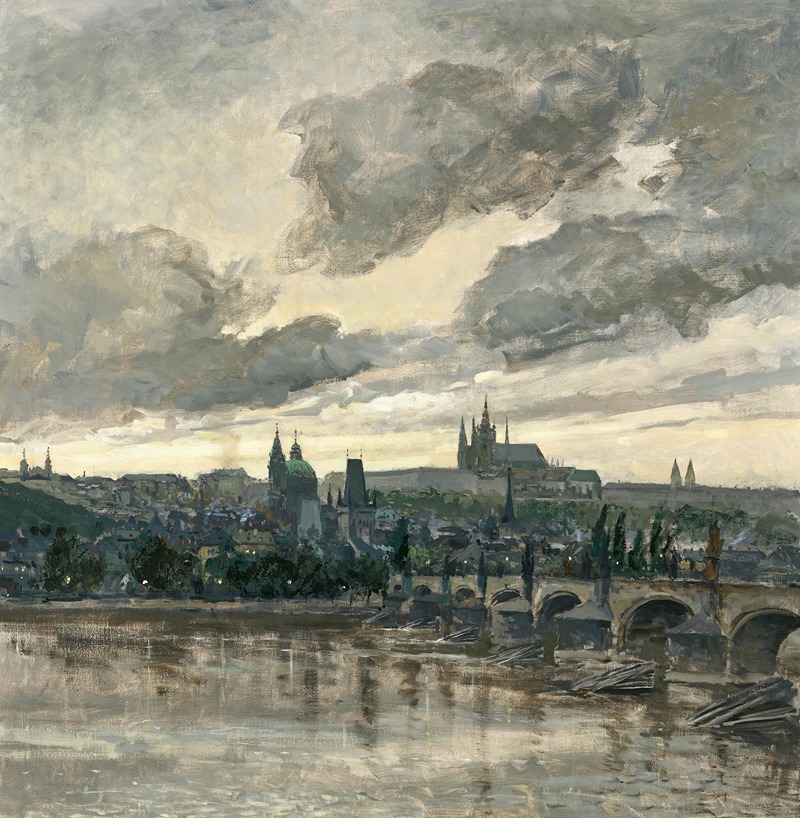 Viktor Olíva - A View of Prague