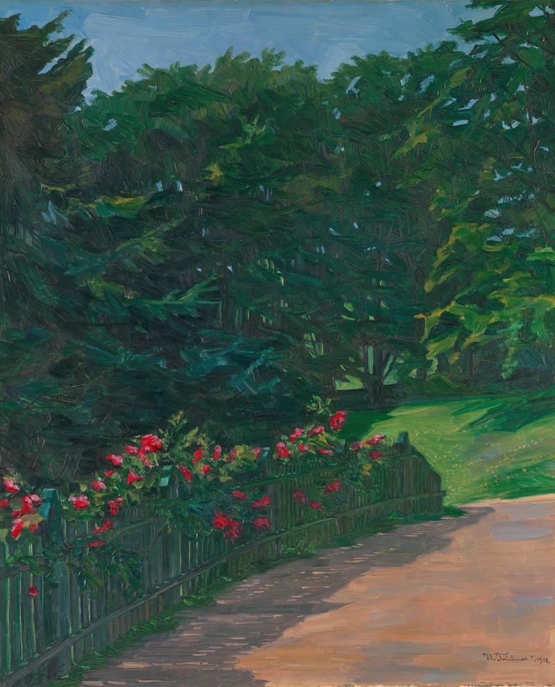 Wilhelm Trübner - Rose Hedge