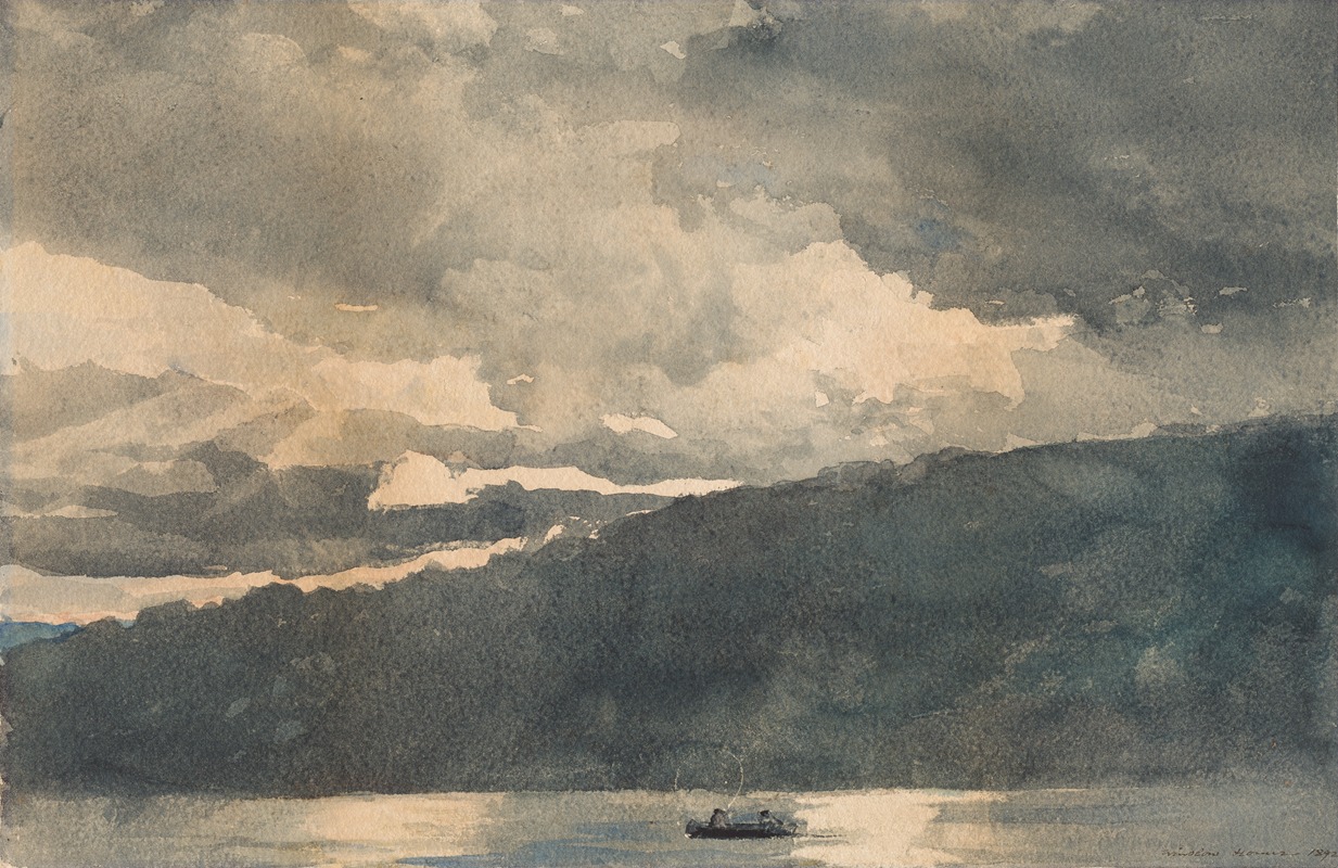 Winslow Homer - Mink Lake, Adirondacks