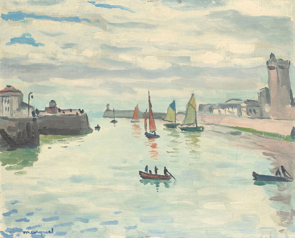 Albert Marquet - Le Port de la Chaume (Les sables d’Olonne)