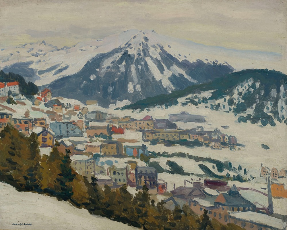 Albert Marquet - Davos sous la neige